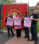 University of Salford Strike June 2012